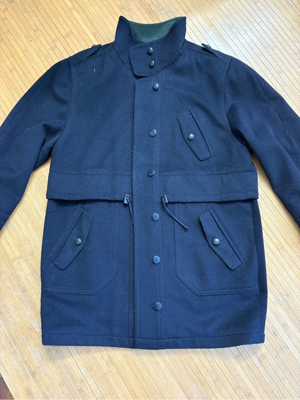 Wool navy blue jacket